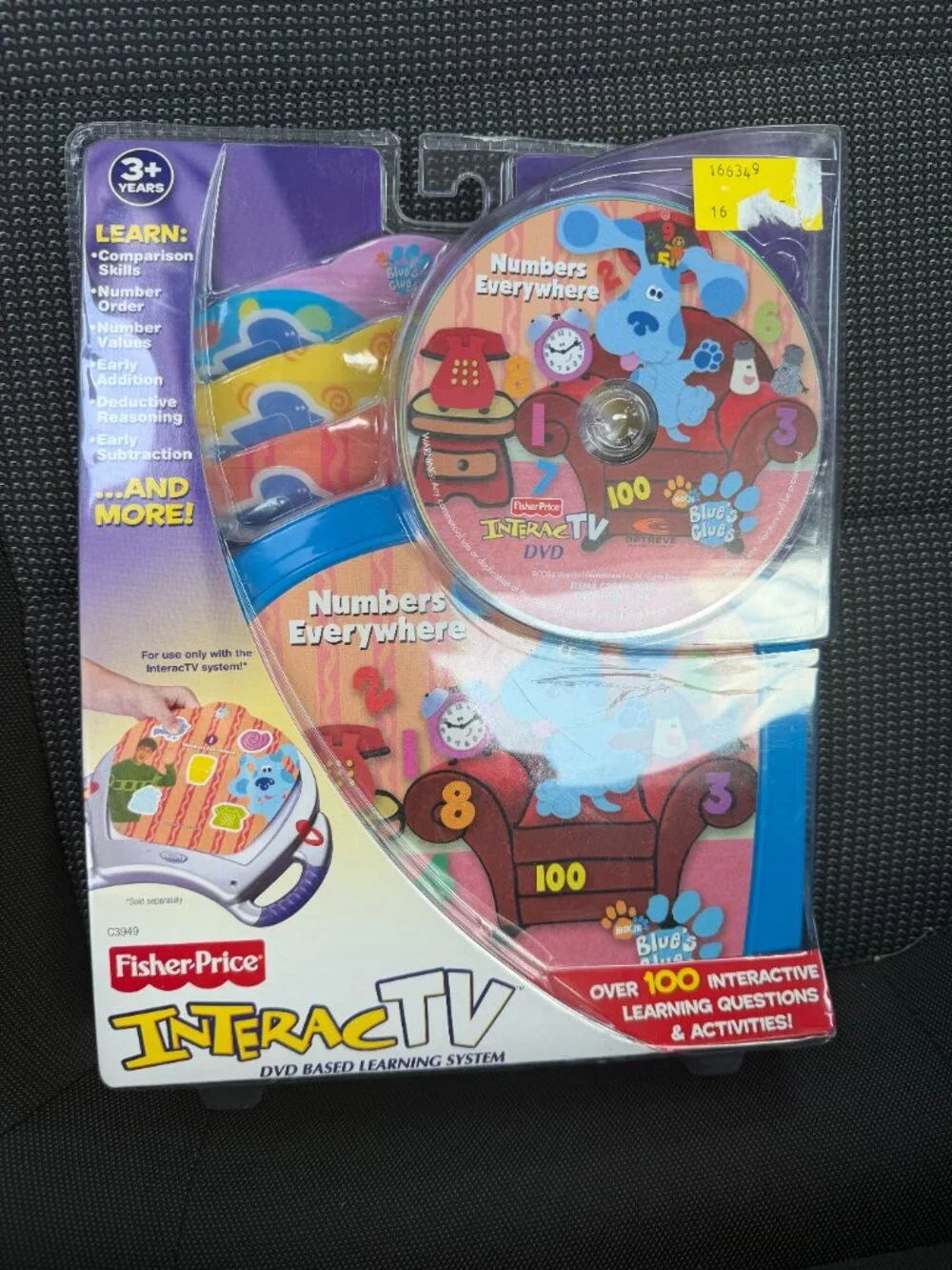 Vintage 2004 Fisher-Price Blues Clues InteracTV DVD Learning Toy Set